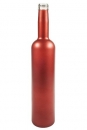 Pinta-Flasche rot metallic 500ml, Mündung PP28  Lieferung ohne Verschluss, bei Bedarf bitte separat bestellen! Solange Vorrat. Einzelstück!